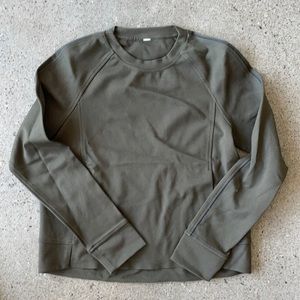 Army Green Lululemon Crew Neck